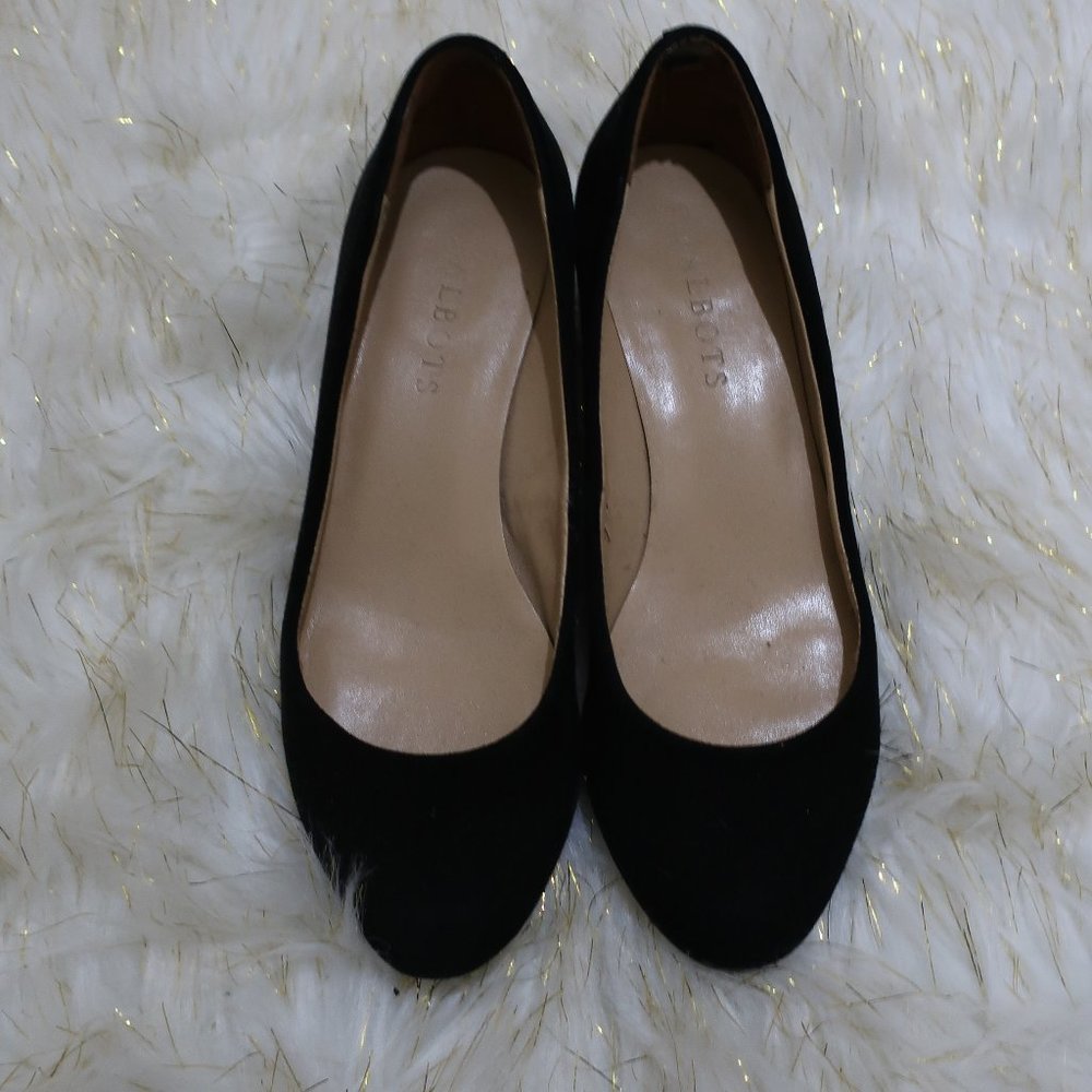 Talbots SUEDE BLOCK HEEL PUMPS sz 6